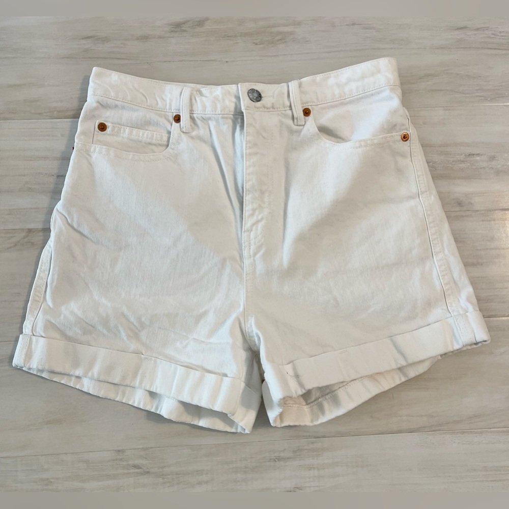 Gap Tall Super High Rise Shorts, White